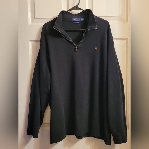 Polo Ralph Lauren Estate Rib Half-Zip Pullover Black